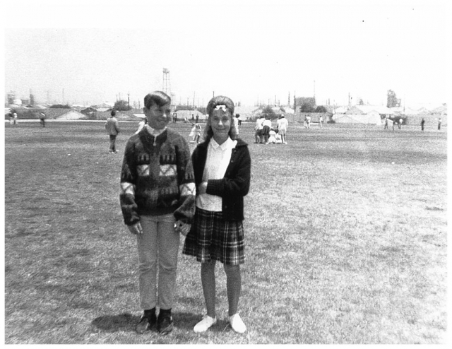 1964 - Carl Steele - Bruce Netherly & Janet Greenwell - 6th grade